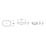Накладной умывальник Lavinia Boho Bathroom Sink Slim 33311003 Накладной умывальник Lavinia Boho Bathroom Sink Slim 33311003